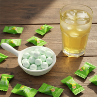 Bonbons en perles aromatisées aux fruits sans sucre, fabriqués en Chine, emballage en sachet de 500g, confiserie à la menthe de haute qualité