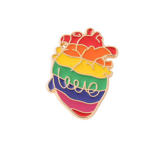 <span class=keywords><strong>Arc</strong></span>-<span class=keywords><strong>en</strong></span>-<span class=keywords><strong>ciel</strong></span> pour l'amour lettre broche Badge créatif métal transfrontalier pour Amazon pour épinglette accessoires avec <span class=keywords><strong>arc</strong></span>-<span class=keywords><strong>en</strong></span>-<span class=keywords><strong>ciel</strong></span> <span class=keywords><strong>pont</strong></span> <span class=keywords><strong>coeur</strong></span> - Product Image 3