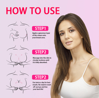 Crema para Aumento de Senos con Hormonas Femeninas, Promueve el Levantamiento y Reafirmación del Busto, Crema para el Cuidado y Masaje, Crema para Aumento de Tamaño