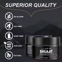 Extrait de Shilajit Pur Naturel en Gros OEM, Résine Liquide de l'Himalaya pour Adultes, 600mg, 50g par Bouteille, Améliore la Mémoire