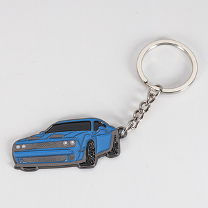 Quà tặng khuyến mãi tùy chỉnh kim loại xe Keychain với logo Chất lượng cao cá nhân tự động kim loại Keychain - Product Image 6