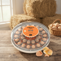 Équipement d'élevage avicole entièrement automatique Wonegg, incubateur pour cailles, oies, canards, 30 œufs, machine d'incubation avec certification CE