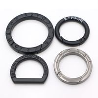 Fournisseur de joints toriques à ressort professionnel Capsule D de forme différente personnalisée Mousqueton rond carré Fermoir de joint torique détachable