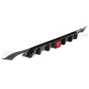 High Quality Rear Bumper Shark Fin <b>Diffuser</b> Spoiler W/ <b>LED</b> Indicator Light for Infiniti Q50 2018-2019 Chassis Spoiler Deflector - Product Image 1