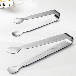 Petites pinces à glace en acier inoxydable de qualité alimentaire, 4 pouces, mini pinces de cuisine, pinces à sucre <span class=keywords><strong>pour</strong></span> le thé, les fêtes, le café, le bar à tacos - Product Image 1