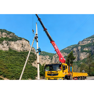 Grue de coffre HengYin JCS2204 de haute qualité avec pompe hydraulique et moteur, capacité de levage de 220 kNm, certifiée CE - Product Image 3