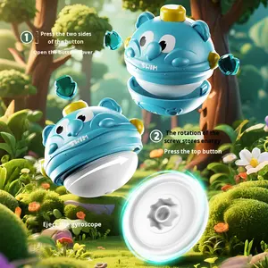 Giocattolo Giroscopico in Plastica a Forma di Animale Cartoonesco all'Ingrosso, Giocattoli Educativi per Bambini, Giocattolo Giroscopico Portatile, <span class=keywords><strong>Fidget</strong></span> <span class=keywords><strong>Spinner</strong></span> - Product Image 3