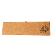 Boîte à bijoux/montres en tissu nylon, boîtier à revêtement UV coloré, pour colliers et bagues, offre spéciale, haut de gamme