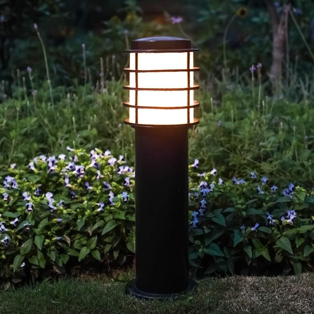 WdtPro 8-Pack Tall Solar Pathway Lights – 25.6" Bright Warm White Outdoor Waterproof Auto On/Off – 15H Runtime For Yard, Garden, Driveway
