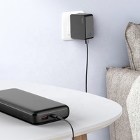 Power Bank 20000mAh PD tipe C, Power Bank kapasitas tinggi pengisian cepat baterai eksternal 60W untuk Notebook Laptop Tablet