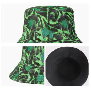 Chapeau Bob Personnalisé OEM avec Impression Numérique, Protection Solaire, Logo Brodé Réversible, Pliable, Style Pêcheur - Product Image 4