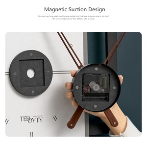 Đồng Hồ Treo Tường TEBOYTY Bằng Kim Loại, Đồng Hồ Treo Tường Sang Trọng Hiện Đại Trang Trí Phòng Khách Êm Ái Có Không Gian Thiết Kế Mới - Product Image 4