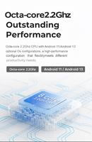 2026TOP1 Le plus économique, PDA industriel portable Android avec mémoire 2,2 GHz, Wifi, BT, GPS et lecteur de codes-barres 2D, Collecteur de données pour usine