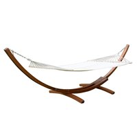13FT Hardword Arc Hamac Stand pour Jardin Extérieur Piscine Patio