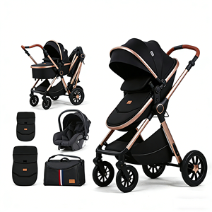 Kinderwagen Luxury Baby Stroller Pram 3 in 1 With Car Seat Poussette 3 En 1 <strong>Foldable</strong> Baby Carriage <strong>Buggy</strong> 3 in 1 - Product Image 1