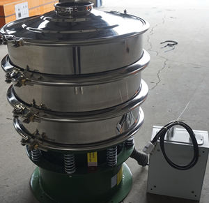 หน้าจอสั่นสะเทือนแบบหมุนที่กำหนดเองพร้อมเครื่องยนต์และประสิทธิภาพการคัดกรองสูงสำหรับการแยกแร่380V รับประกัน1ปี - Product Image 3