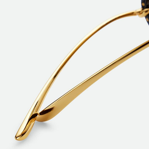 Gafas de Sol Bottega BV Double Bridge Teardrop, Montura de Acetato y Metal, Protección UV, Gafas de Moda para Hombre y Mujer, Veneta - Product Image 4