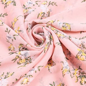 Impression personnalisée Polyester Doux <span class=keywords><strong>Tissu</strong></span> En Mousseline De Soie Pour <span class=keywords><strong>La</strong></span> Robe - Product Image 3