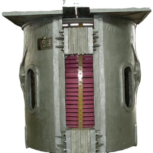 Four de fusion à induction à moyenne fréquence pour ferraille, machine de fusion de fonderie à économie d'énergie, moteur de pompe en acier inoxydable électrique - Product Image 1