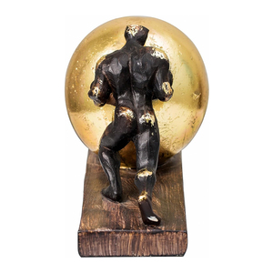 Weivista <span class=keywords><strong>Sisyphus</strong></span> ประติมากรรมตกแต่งบ้านรูปปั้นต่อสู้เครื่องประดับสำหรับห้องนั่งเล่นสำนักงาน - Product Image 6