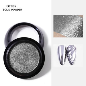 Poudre à ongles chromée unie 24 couleurs 1g, pigment miroir à paillettes, ensemble de poussière décorative pour manucure et nail art en salon - Product Image 6