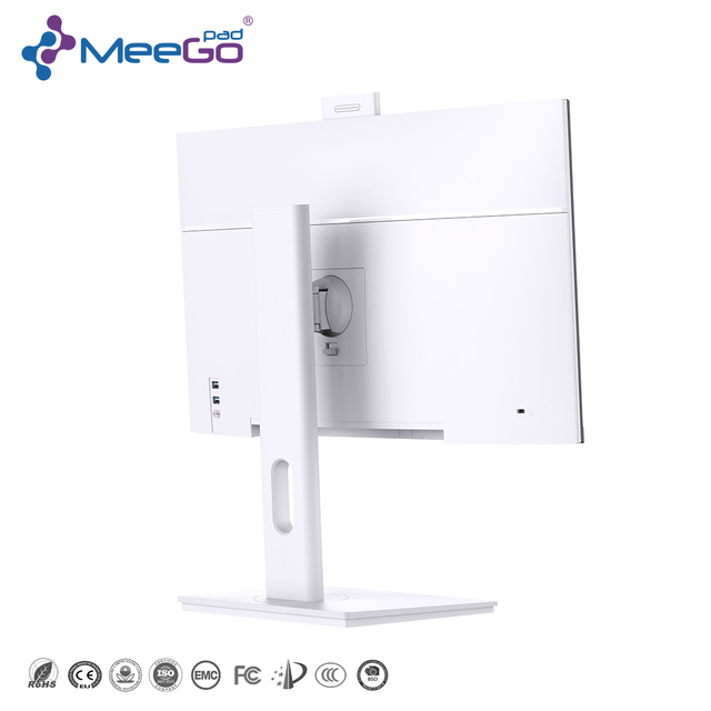 27.8 Inch Rotatable All in One PC for Video Editing IPS Windows 11 WiFi Blue-tooth USB Webcam Black White Color Optional AIO