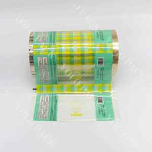 Imprimé personnalisé <span class=keywords><strong>soufflé</strong></span> pour machine d'emballage automatique effet métallique imprimé BOPP rouleau de film de stratification rouleau de film plastique - Product Image 3