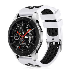 Cinturino in Silicone traspirante con foro rotondo per <span class=keywords><strong>Samsung</strong></span> S3 altamente trasparente e rinfrescante cinturino bicolore per <span class=keywords><strong>Samsung</strong></span> <span class=keywords><strong>S4</strong></span> - Product Image 1