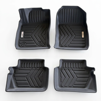 Tapis de sol de voiture en TPE résistant aux intempéries, matériau écologique et sûr, facile à nettoyer, antidérapant, ensemble complet de tapis de sol pour automobile