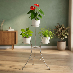 Luxury Modern Metal Plant Stand 3 Tier Flower <b>Pot</b> <b>Holder</b> Indoor Garden Display Rack - Product Image 3