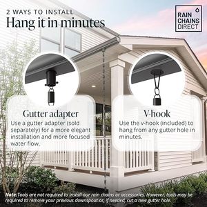 ชุดถ้วยฝนแบบก้อนเมฆกระดิ่งทำจากอลูมิเนียมสำหรับรดน้ำต้นไม้ - Product Image 4