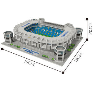 Rompecabezas 3D de Campo de Fútbol, Modelo de Construcción de Papel, Juguete de Rompecabezas para Niños - Product Image 5