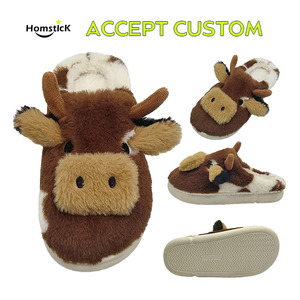Pantofole da mucca delle Highland Pantofole invernali calde