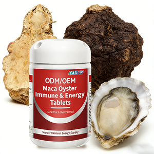 Compléments alimentaires à base de plantes certifiés GMP pour hommes adultes OEM CAXIN, extrait de racine de maca et d'huître, comprimés pour la santé, soin de la fonction immunitaire, énergie - Product Image 1