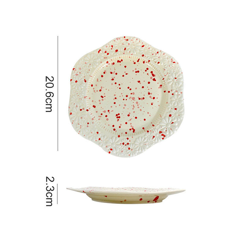 8 pulgadas placa plana verde