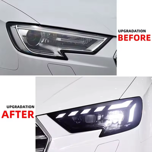A3 Upgrade Headlights for 2017-2020 A3 to RS Style LED Headlamp DRL High Configure Projector Lens Car Front Lights Modified - Product Image 2