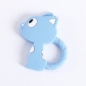 <span class=keywords><strong>Mordedor</strong></span> de Silicona No Tóxica para Bebés Recién Nacidos, Juguete Suave con Certificación CE, Reutilizable con Diseño de Animales para Niños - Product Image 2