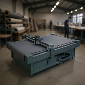 Automatic Flatbed Cloth Cutter <b>Machine</b> 1625 Model 1000W 380V Industrial <b>Textile</b> Cutting Equipment with Motor Core Component - Product Image 2