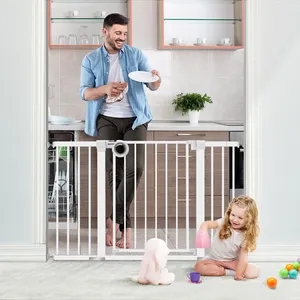 קל להתקין ברזל תינוק בטיחות גדר מדרגות שער תינוק