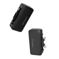 Power Bank Mini Kapsul 5000mAh 2-in-1 USB-C Pengisi Daya Portabel dengan Layar LCD Pengisian Cepat Power Bank Ringan