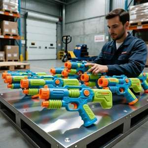 Inspection avant expédition et audit d'usine pour les jouets pistolets à eau, conformité PSI, certifié EN71, ISO 9001 pour l'Europe et l'Amérique - Product Image 1