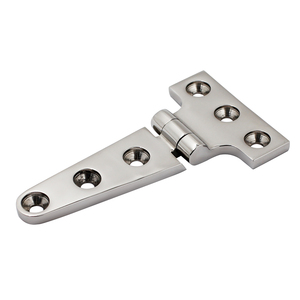 Hassas döküm marin donanımı tekne kapı gömme üçgen menteşeler deniz sınıf 316 paslanmaz çelik tekne kayış T menteşe - Product Image 2