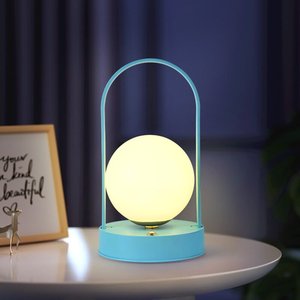 <span class=keywords><strong>Lampe</strong></span> de table LED nordique moderne avec <span class=keywords><strong>boule</strong></span> <span class=keywords><strong>Lampe</strong></span> de bureau en ABS avec liseuse pour chambre et salon - Product Image 4