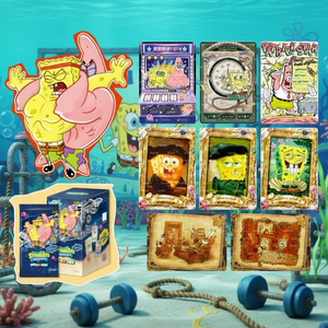Sponge Bob Blind Box Collectible Card Game Anime Karakter Anime Leuke Accessoires Verjaardagscadeau Prachtig speelgoed Kp56 - Product Image 1