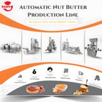 Ligne de production Mélangeur industriel automatique continu pour sauce houmous arachide remplissage sésame tahini beurre d'arachide machine