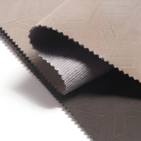 Cuir synthétique gaufré PU à motif hexagonal, épaisseur 0,75 mm, modèle de vêtement P-302-15