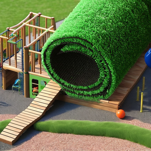 Césped <span class=keywords><strong>Artificial</strong></span> para Exteriores para Celebraciones de Cumpleaños, Resistente a los Rayos UV, Tipo de Planta Beneficiario, con Apariencia de Césped - Product Image 3