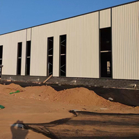 Nave Industrial Prefabricada de Acero con Certificación ISO CE, Estructura Metálica para Almacenamiento y Fabricación