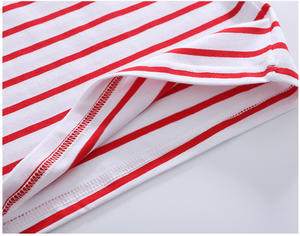 Conjunto de Ropa para Niños a la Moda, Estilo Moderno, Pantalones de Mezclilla Azules con Camisa a Rayas - Product Image 4