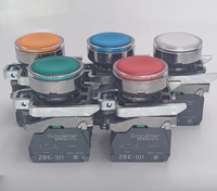 Tombol Stop Darurat Baru, Harmony XB4, Logam, Jamur Merah XB4BW36B5, Saklar Tombol Stop Darurat XB4BW36B5